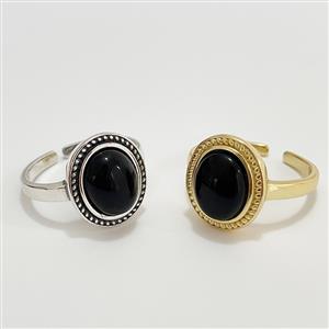 Black Agate Ring