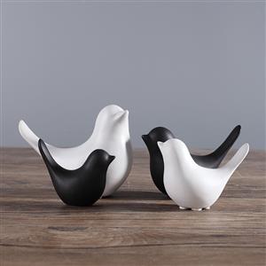 Black Ceramic Bird