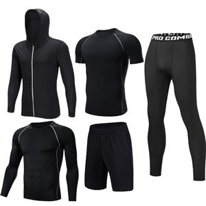 Fitness suit for men's morning running