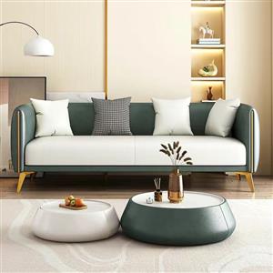 Modern minimalist Italian straight row couple style sofa