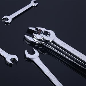 Mirror double end open end wrench