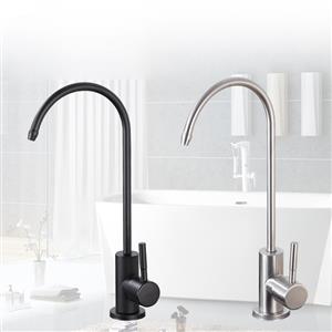 Black direct drinking faucet for household use