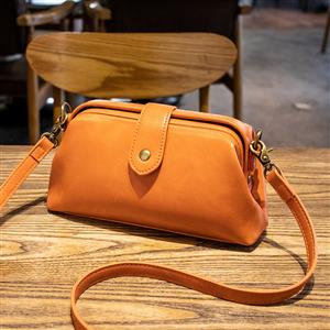 New Fashion Crossbody Bag Trendy High end Feeling Mouth Gold Bag