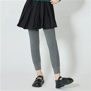 Girls' plush and thick leggings in winter