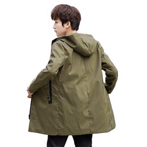 Mid length jacket for men's autumn